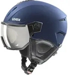 Uvex Instinct Visor navy matt silver mirror 53-56 cm