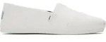 Toms Alpargata Classic white recycled cotton canvas 42