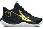 Under Armour GS JET '23 black -black metallic gold 5.5
