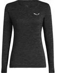 Salewa Puez Melange Dry'ton W Long Sleeve Tee black out melange (0911) 34