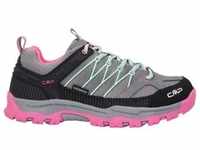CMP Kids Rigel Low Trekking Shoes Kids WP cemento-pink fluo (35YN) 38