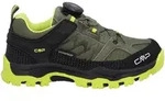 CMP Kids Kiruna Low Fitgo WP Trekking Shoes kaki-acido (02FR) 37