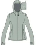 CMP Woman Jacket FIX Hood jade (E421) 34