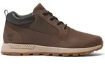 Timberland Mens Low Lace UP Sneaker dark brown 7
