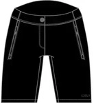 CMP Woman Bermuda nero (U901) 34