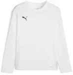 Puma Teamgoal LS Jersey Jr puma white-puma black-feather gray (04) 164