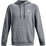 Under Armour Men's UA Essential Fleece Hoodie pitch gray medium heather white (012) L