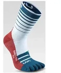 Uyn MAN Runner's Five Socks white/blue poseidon/red (W632) 39/41