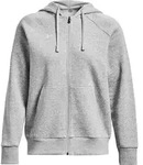 Under Armour Rival Fleece Full Zip Hoodie gray white (011-100) M