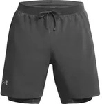 Under Armour Launch 7'' 2-IN-1 Shorts gray reflective (025) L