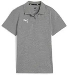 Puma Teamgoal Casuals Polo Wmn medium gray heather-puma white (33) XS