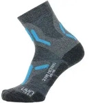 Uyn Woman Trekking 2IN Merino Socks mid grey/turquoise (J689) 35/36