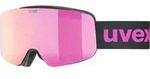 Uvex Pwdr black matt mirror pink one size