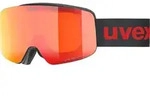 Uvex Pwdr black matt mirror red one size