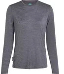 Icebreaker W Mer 125 Cool-lite Sphere III Long Sleeve Tee midnight navy hthr (IB440)