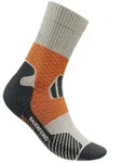 Bauerfeind Trail Run Mid Cut Socks Men gravel chalk (GRA-CHA) 46-49