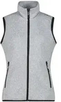 CMP Woman Fleece Vest alluminio-antracite (43US) 34