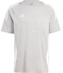 adidas TIRO24 Sweat Tee medium grey heather-white (83F7) XS