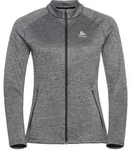 Odlo The FLI Mid Layer zip. dark grey melange (10734) S