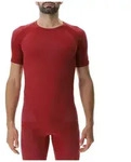 Uyn MAN Evolutyon Underwear Shirt Short Sleeve sofisticated red/bordeaux/bordeaux