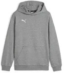 Puma Teamgoal Casuals Hoody Jr medium gray heather-puma white (33) 152