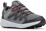Columbia Youth Peakfreak Rush Waterproof Hiking Shoe ti grey steel, mountain red