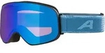 Alpina Slope Q black blue mirror blue (32) one size
