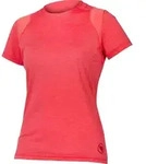 Endura Women's Singletrack Short Sleeve Jersey punch pink XS