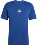adidas Essentials Three Stripes Single Jersey Tee dark blue-white (043A) L