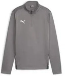 Puma Teamgoal Training 1/4 Zip Top Jr cast iron-puma white-shadow gray (13) 128