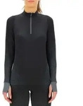 Uyn Woman Running Exceleration Shirt Long SL ZIP UP black/cloud (B646) L