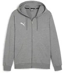Puma Teamgoal Casuals Hooded Jacket medium gray heather-puma white (33) XS