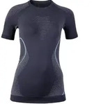Uyn Woman Evolutyon Underwear Shirt Short Sleeve charcoal/anthracite/aqua...