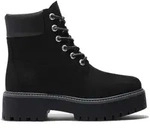 Timberland Womens 6 Inch Lace UP Waterproof Boot jet black 6 Wide Fit