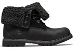 Timberland Womens Mid Warm Lined Waterproof Boot black 6 Wide Fit