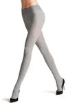 Falke Family Rib Damen Strumpfhose light greymel. (3390) 36-38