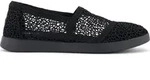 Toms Alpargata Plus black moroccan crochet 42