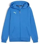 Puma Teamgoal Casuals Hooded Jacket Jr ignite blue-puma white (02) 116