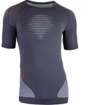 Uyn MAN Evolutyon Underwear Shirt Short Sleeve charcoal/white/red (G974) L/XL