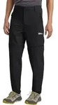 Jack Wolfskin Hikeout Zip OFF Pants M black (6000) 48 Short