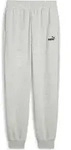 Puma Essentials Small No. 1 Logo Standard High-waist Sweatpants TR cl light gray