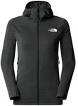 The North Face Womens Bolt Polartec Hoodie asphalt grey/tnf black (MN8) L