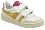 Gola Falcon Strap Sneaker Kids white/pollen/coral pink (WY) 33K