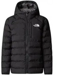 The North Face Girls Reversible Perrito Hooded Jacket tnf black/smoked pearl (WOO) S