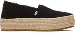 Toms Valencia black canvas/fray 42.5