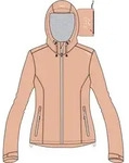 CMP Woman Jacket FIX Hood salmone (C520) 34