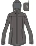 CMP Woman Jacket Snaps Hood terra (Q955) 34