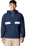 Columbia Spire Valley Hooded Windbreaker collegiate navy, white (465) XL