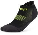 CEP Run Socks, no Show, 5.0, Men black/lime (582) III