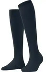 Falke Cotton Touch Damen Kniestr&uuml;mpfe space blue (6116) 35-38